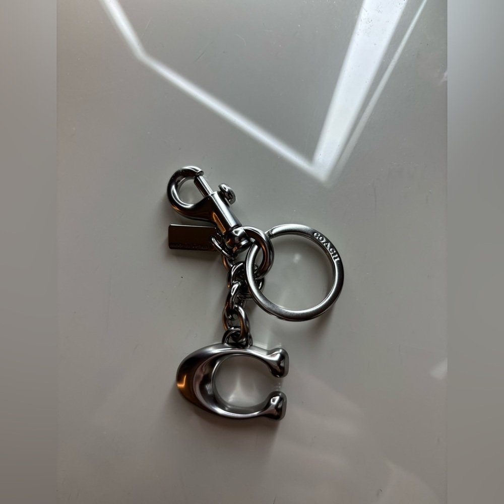 Coach C bag charm